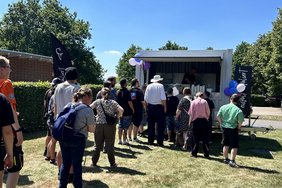 Eis für die Gäste in Münster-Amelsbüren