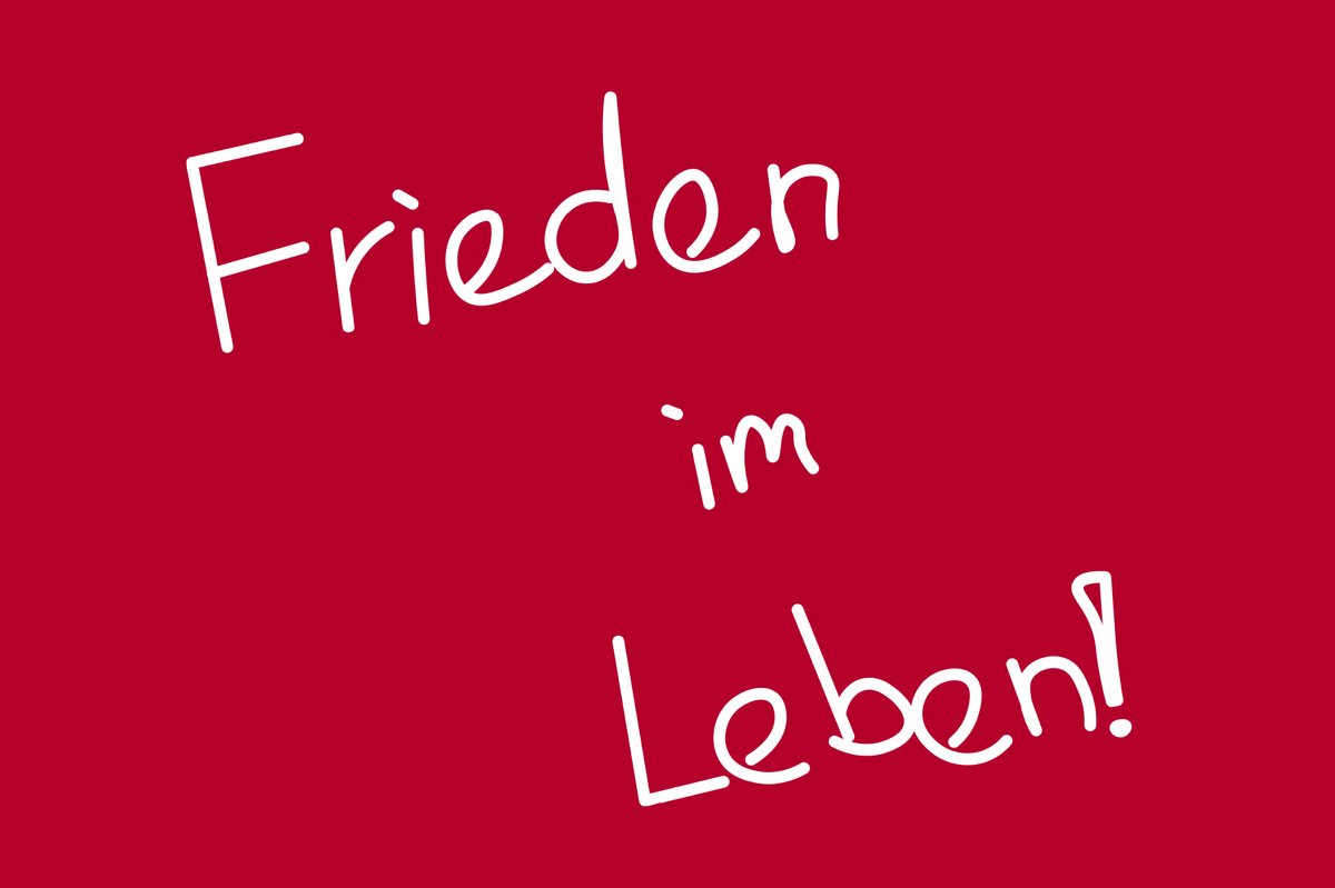 Frieden im Leben!