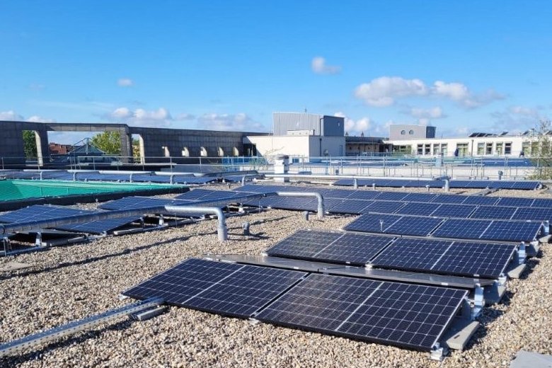 Solaranlage auf der Klinik Bosse Wittenberg