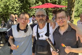 Eis für die Gäste in Münster-Angelmodde