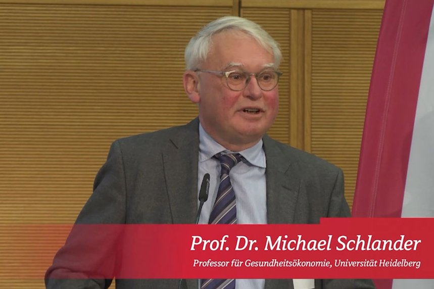 Vortrag von Prof. Schlander beim Alexianer Ethik Symposium 2024