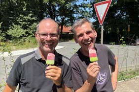 Sonnige Feier in Münster-Angelmodde