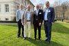Auf dem Foto stehen Dr. Calliess, Prof. Möllenhoff, Dr. Egen und Prof. Perka vor Gut Havichhorst